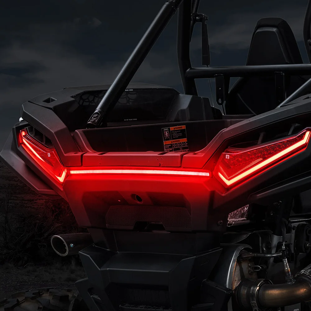 

KEMIMOTO Front Rear Hood Accent Center Tail Light #2889539 Compatible with Polaris RZR XP 1000/ XP 4 1000 2024 2025 #2415313