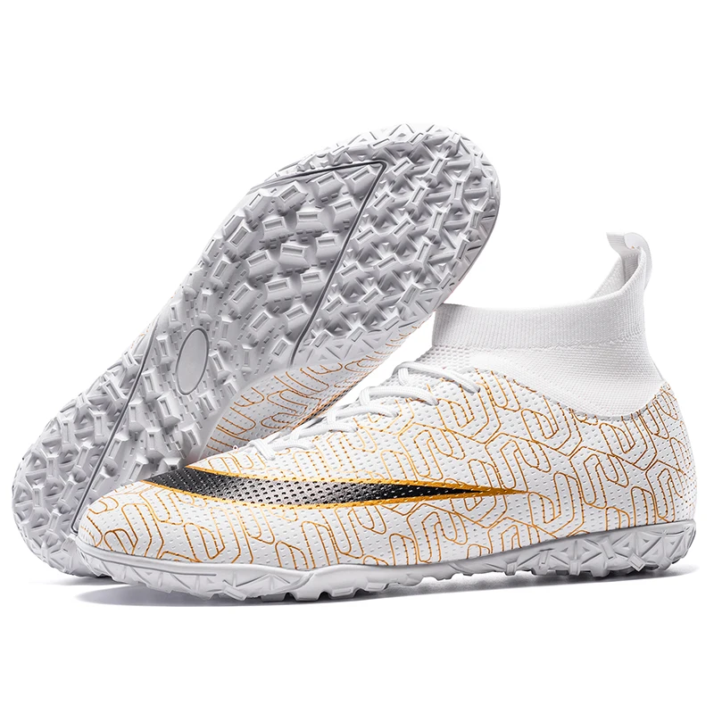 

Men Society Cleats Football Shoes Indoor Fast Football Field Boots TF/AG Ankle Football Shoes Professional Original Sneaker