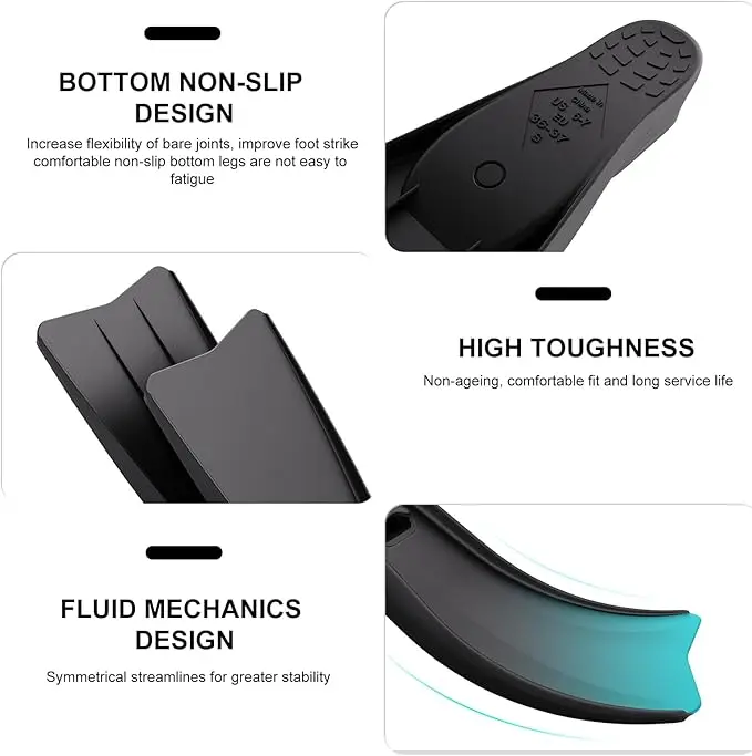 

Hot Sale Durable Adult Diving Fins TPR and Silicone Soft Rubber Flipper