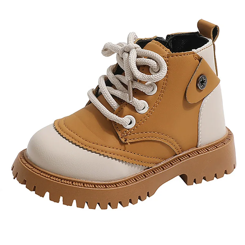 2023 Autumn Children's Little Yellow Boots New Boys' Anti Slip Boots Girls' Short Boots Children's Boots