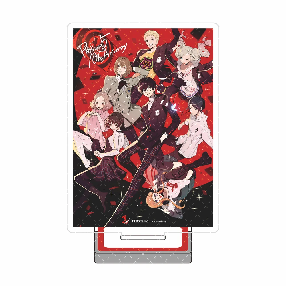 Persona 10cm Phantom Thief Style Acrylic Stand Figure Keychain Tabletop Decor Collectible Ornament Gift for Manga Fans
