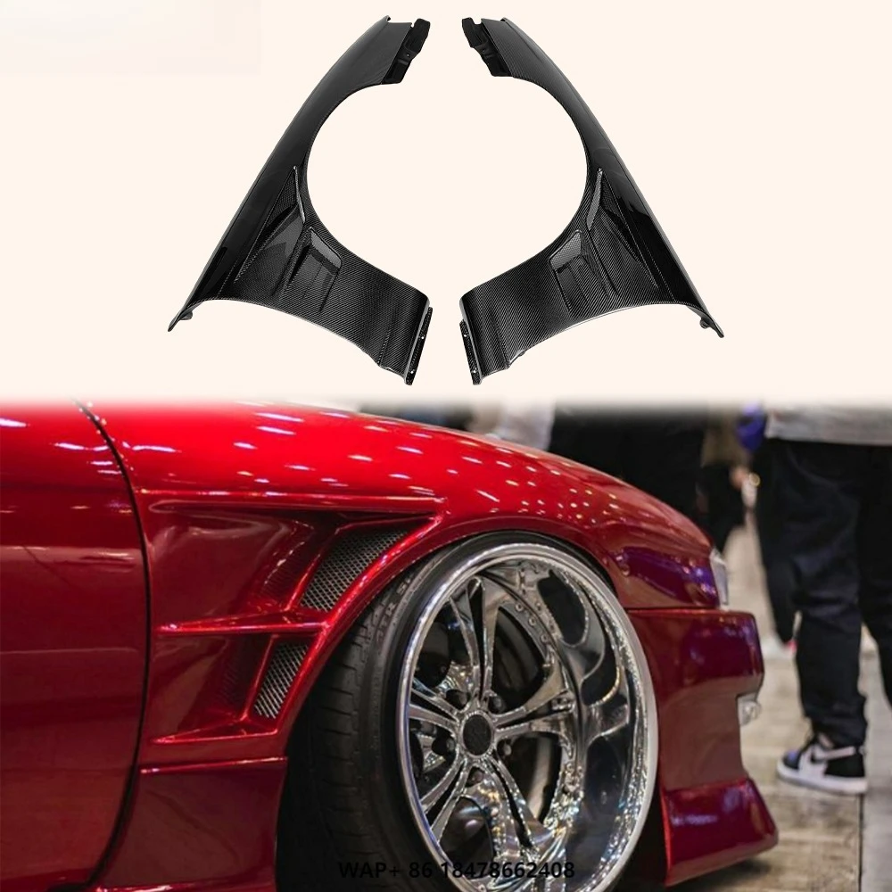 

For Silvia S14 (Late Model) Kouki BN Style Carbon Fiber Front Fender Pair
