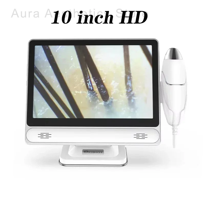 

2026 10 Inch HD Digital Skin Analyzer Professional Hair Scalp Camera Detector Follicle Oil Moisture Test Device for Beauty Care