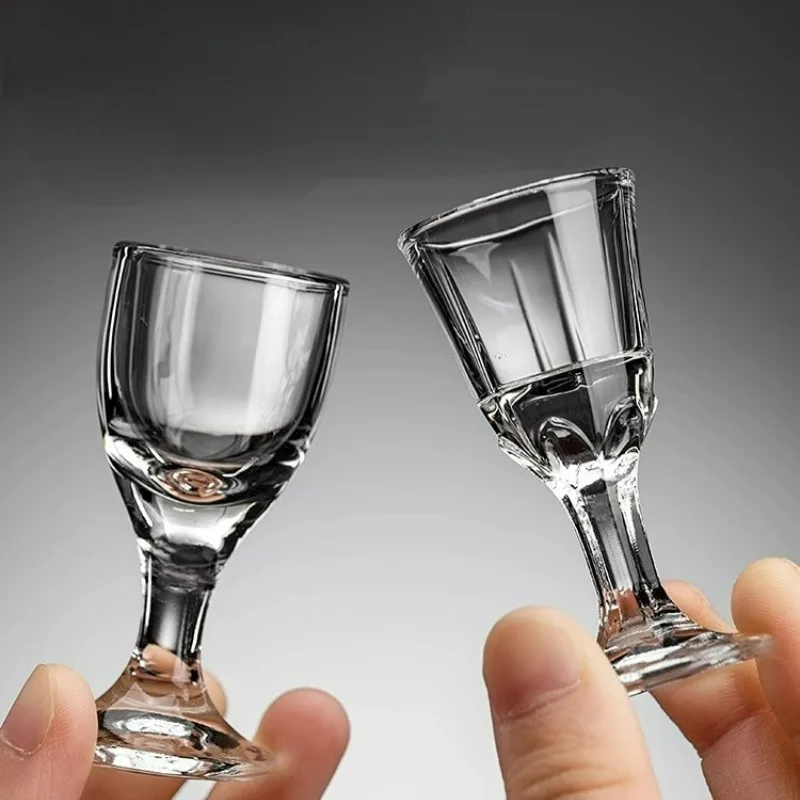 Glass White Wine Cup,Wine Decanter With Cups Set,Seven-character Handle Wine Pot,Sake Cup And Small Wine Glass Sets,Kitchen Tool