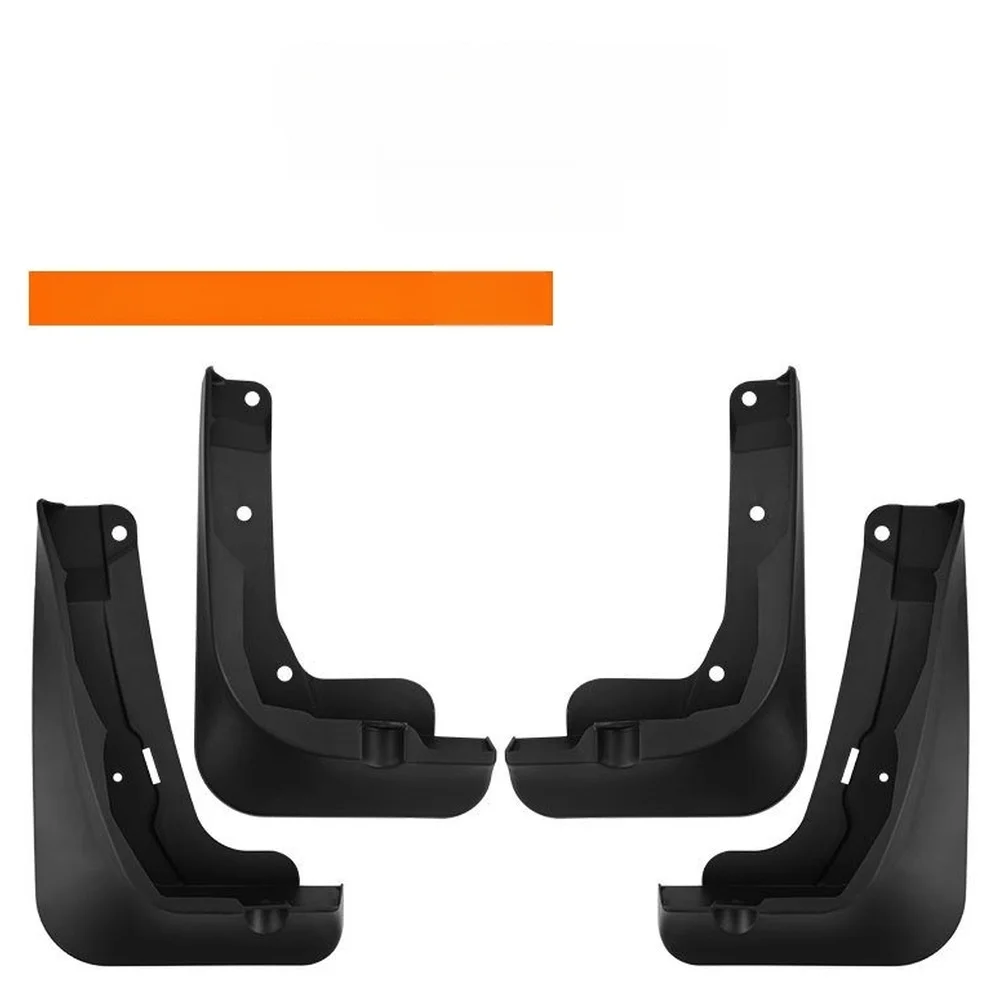 

For Off-road Driving Mudflaps Four Piece Fender Set Wheel Fender Guards PP Plastic Construction Front And Rear Coverage