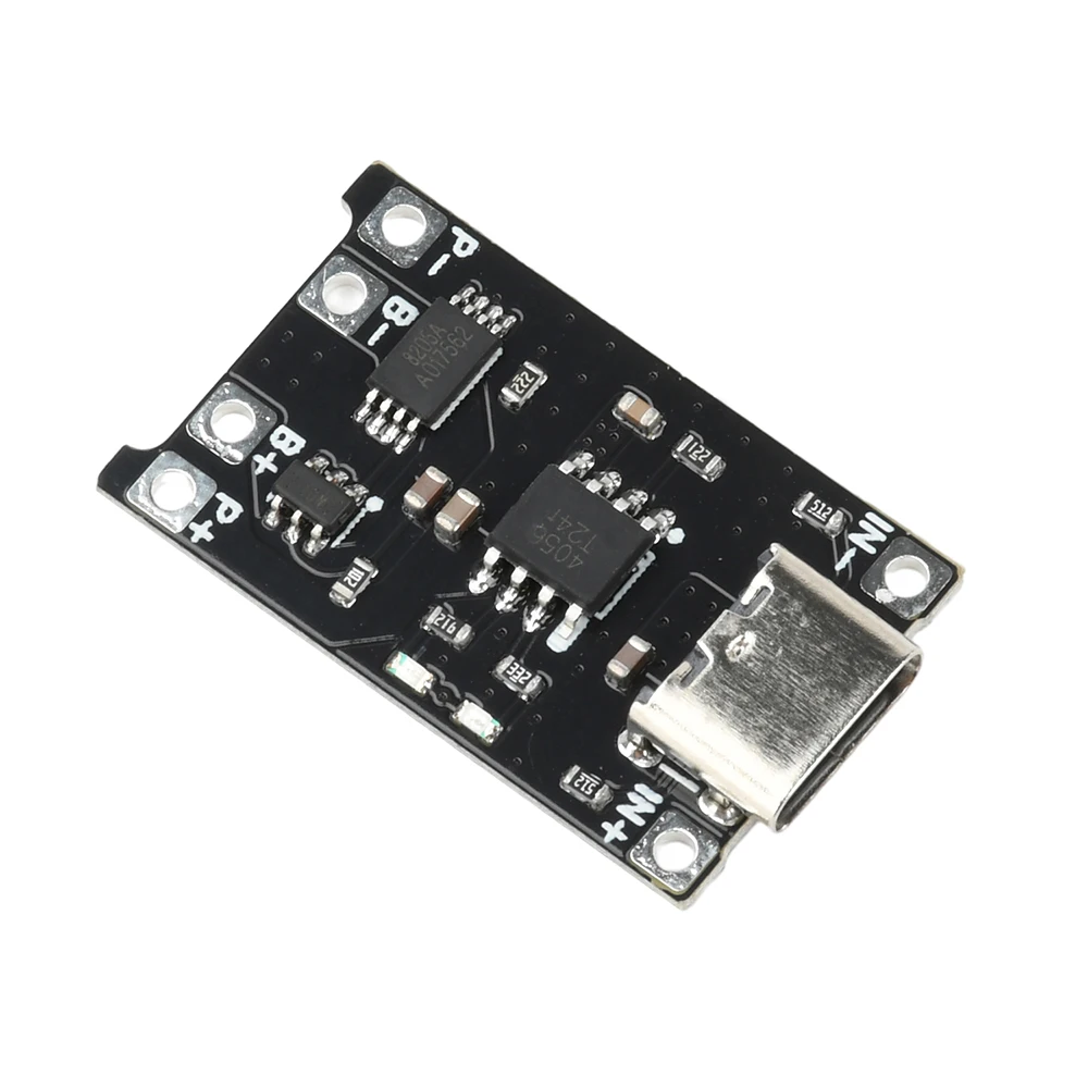 

TP4056 Li-ion Battery Charging Module DC 4-8V 1.2A Type C Charging Board with 2-in-1 Protection for Electronic Products