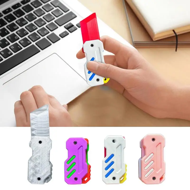 

3D Gravity Printing Fidget Knives Stress Toys Fidget Sensory Toys For Adults Teens Radish Toy Gifts Hand Gripper Forearm Finger