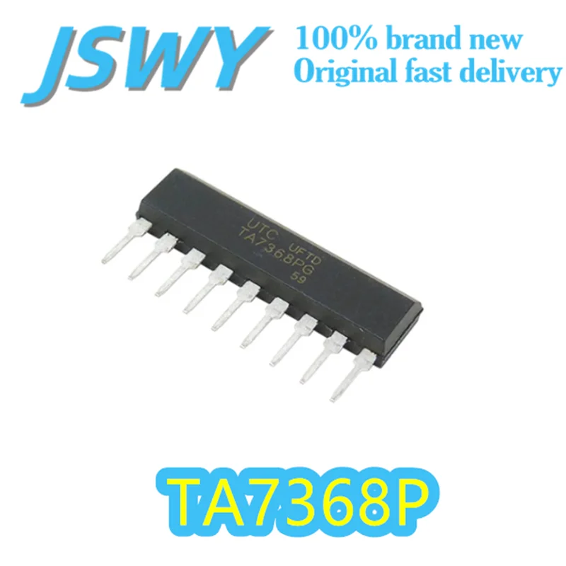 

(10/50 pieces) TA7368PG silkscreen TA7368P package patch Audio amplifier IC 720mW output/4Ω load Support Original Quick delivery