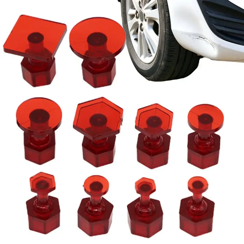 

Car Body Dent Removal Pulling Tabs Professional Dent Removal Glue Tabs Automobile Dent Repair Tool Reusable Dent Repair Tabs For