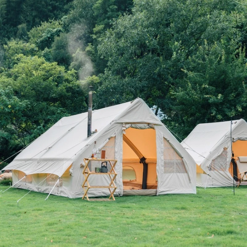 

Inflatable tent automatic outdoor portable camping rainproof thickened outdoor oversized dew