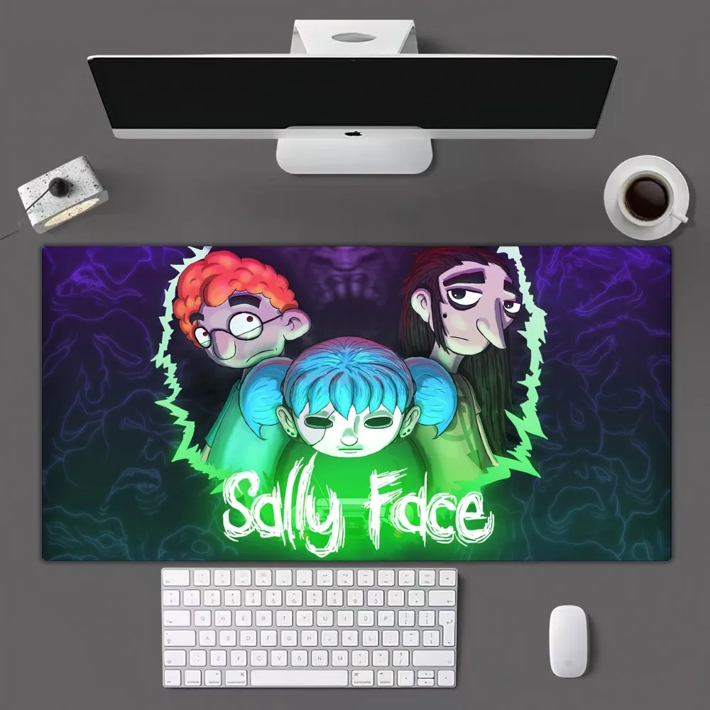 Game Sally Face Mousepad Mousepad Gamer Mouse Pad Size For Office Long Table Mat