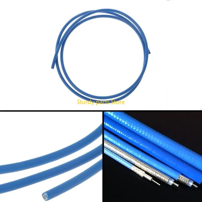 97QC 1/3/5M شبه متكرر RG402 0.141 "مع الأزرق لترويج كابل Coxial Cable