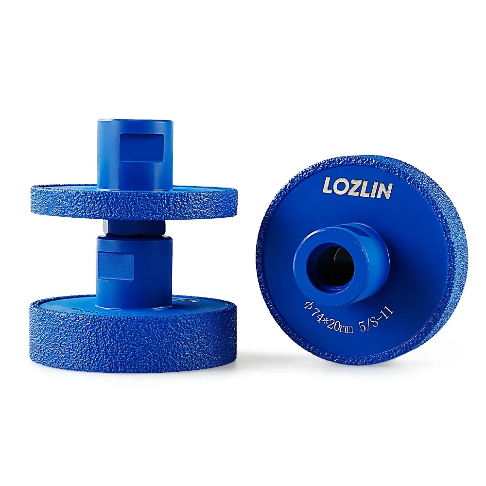 

M14 5/8-11 Diamond Flat Grinding Wheel, Marble Quartz Stone Countertop Grooving Disc, Sink Basin Making Tool for Angle Grinder