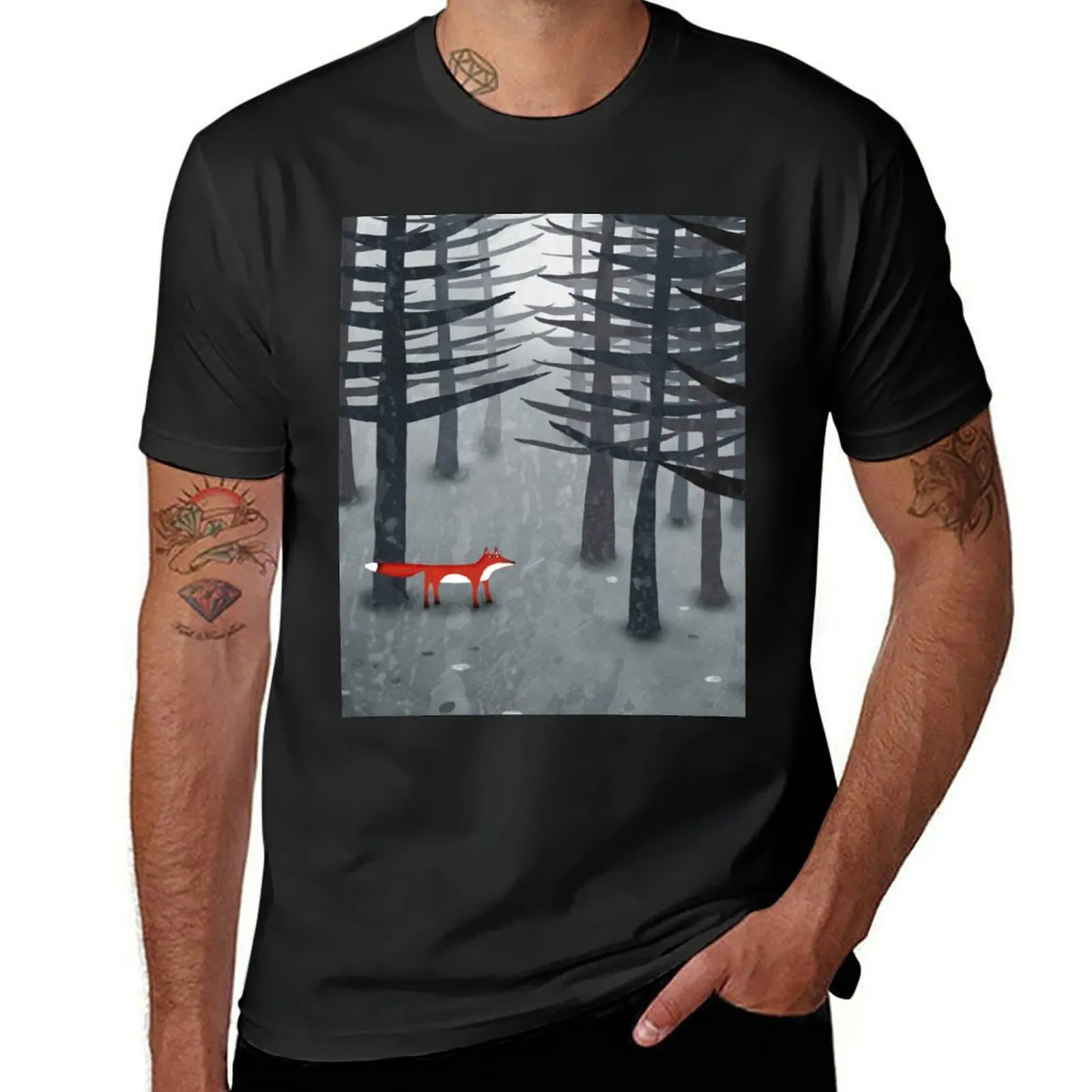 

The Fox and the Forest T-Shirt clothes vintage graphic t shirts men tshirt