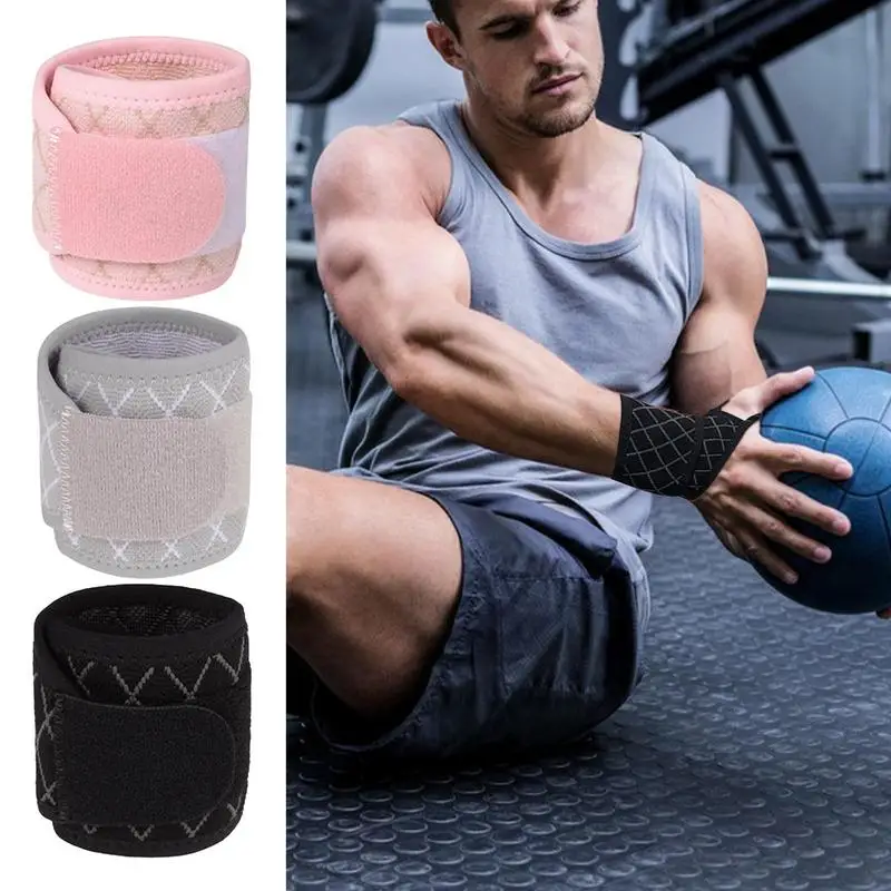 Wrist Brace Sport Compression Bands Soft Weightlifting Wrist Wraps Hand Support Bands For Athletic Sports Basketball Working Out