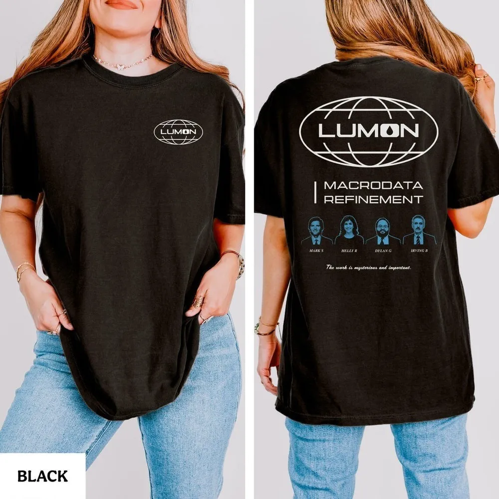 

Lumon Unisex T-Shirt or Hoodie, Macrodata Refinement Severance Shirt or Hoodie