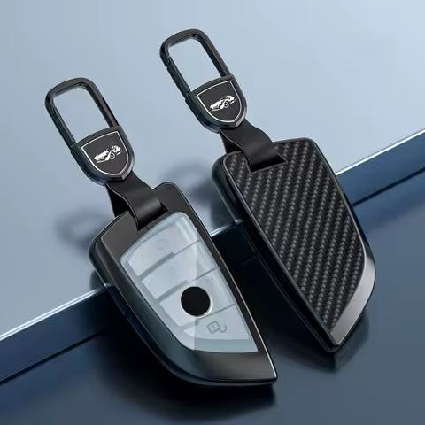 Zinc Alloy Car Key Case Cover Bag For Bmw F20 G20 G30 X1 X3 X4 X5 G05 X6 X7 G11 F15 F16 G01 G02 F48 Accessories Holder Shell
