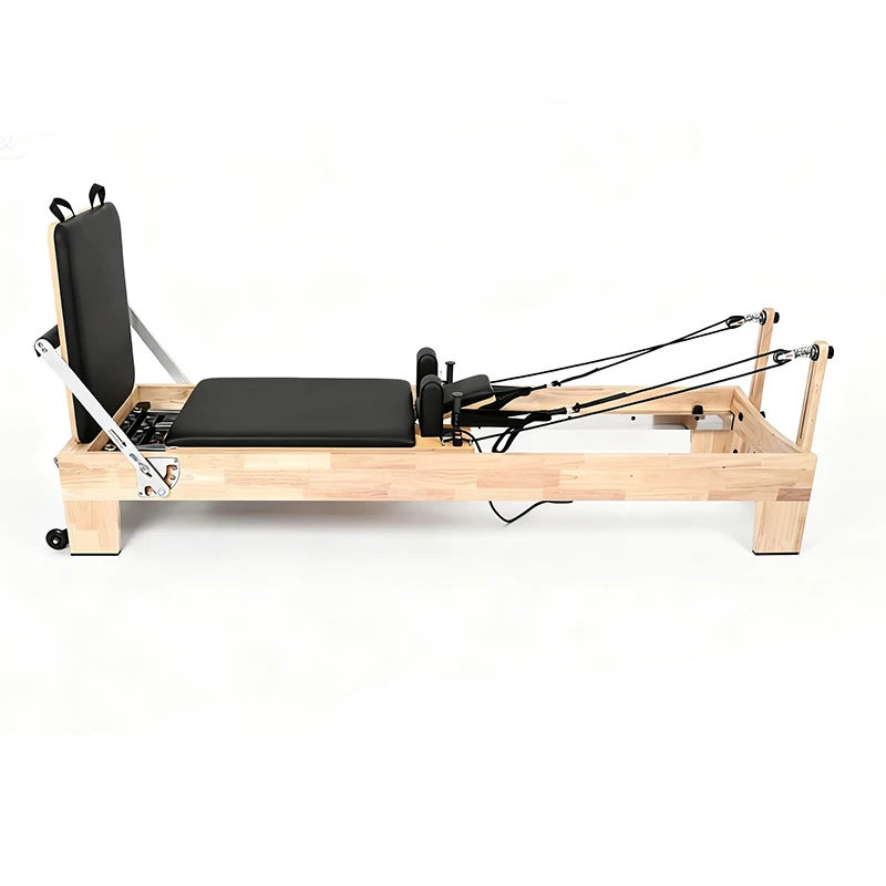 

Rubberwood Pilates Reformer Pilates Studio Health Eco-Friendly Height Adjustable Rehabilitation Physical Professional