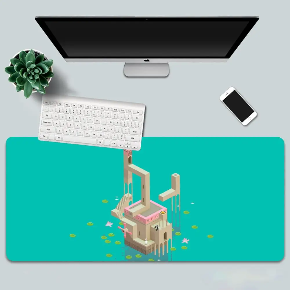 Classic indie adventure game Monument Valley Mouse Pad Non-Slip Office Rubber Edge locking mousepads Game play desk accessories