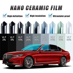 50cmX300cm and 100% IRR heat insulation Car Window Film insulfilm uv rejection windshield roll full nano ceramic film