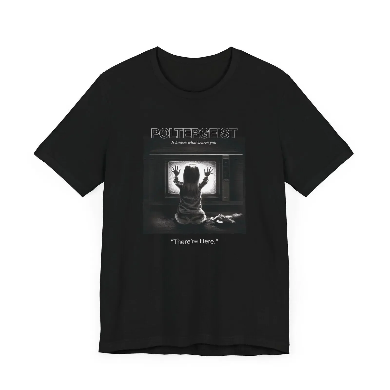 Poltergeist Tshirt T-Shirt T Shirt Vintage Aesthetic Movie Tee 1980S Horror Shir