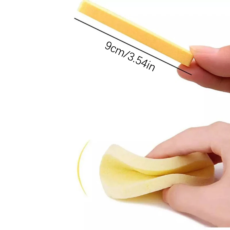 แผ่นฟองน้ำอัดแผ่นฟองน้ำสำหรับล้างหน้าแบบใช้แล้วทิ้ง12ชิ้น