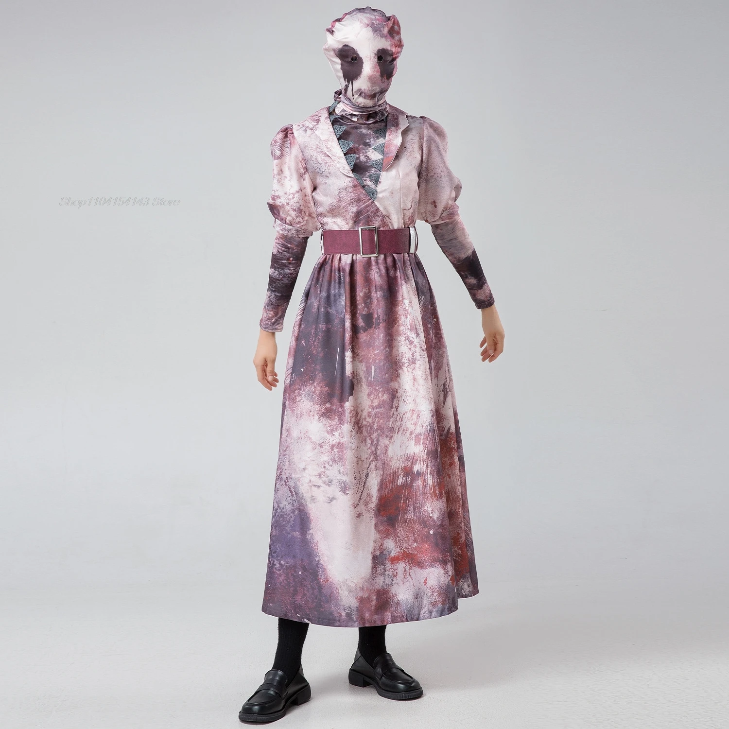 Juego Dead Zombie luz del día vestido elegante aterrador enfermera asesino disfraz mujeres Sally Smithson Cosplay