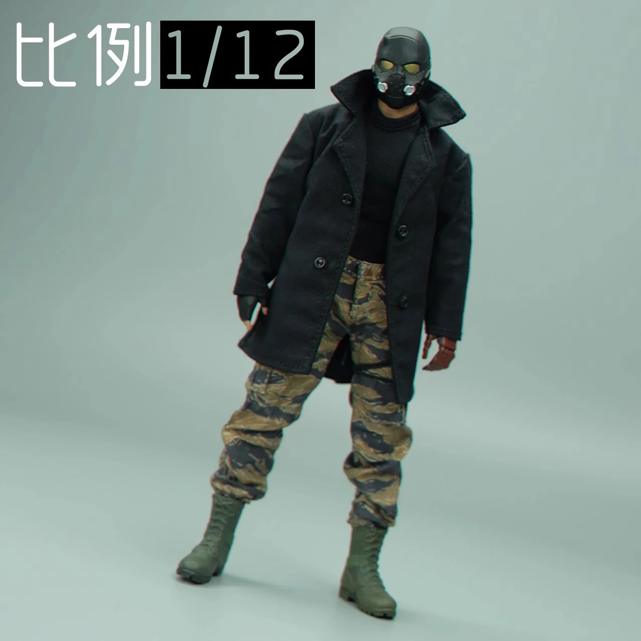 LimToys 1/12 Male Clothing Accessories Metal Gear Snake Soldier Coat Overcoat Model Toy Fit 6'' Action Figure Body In Stock