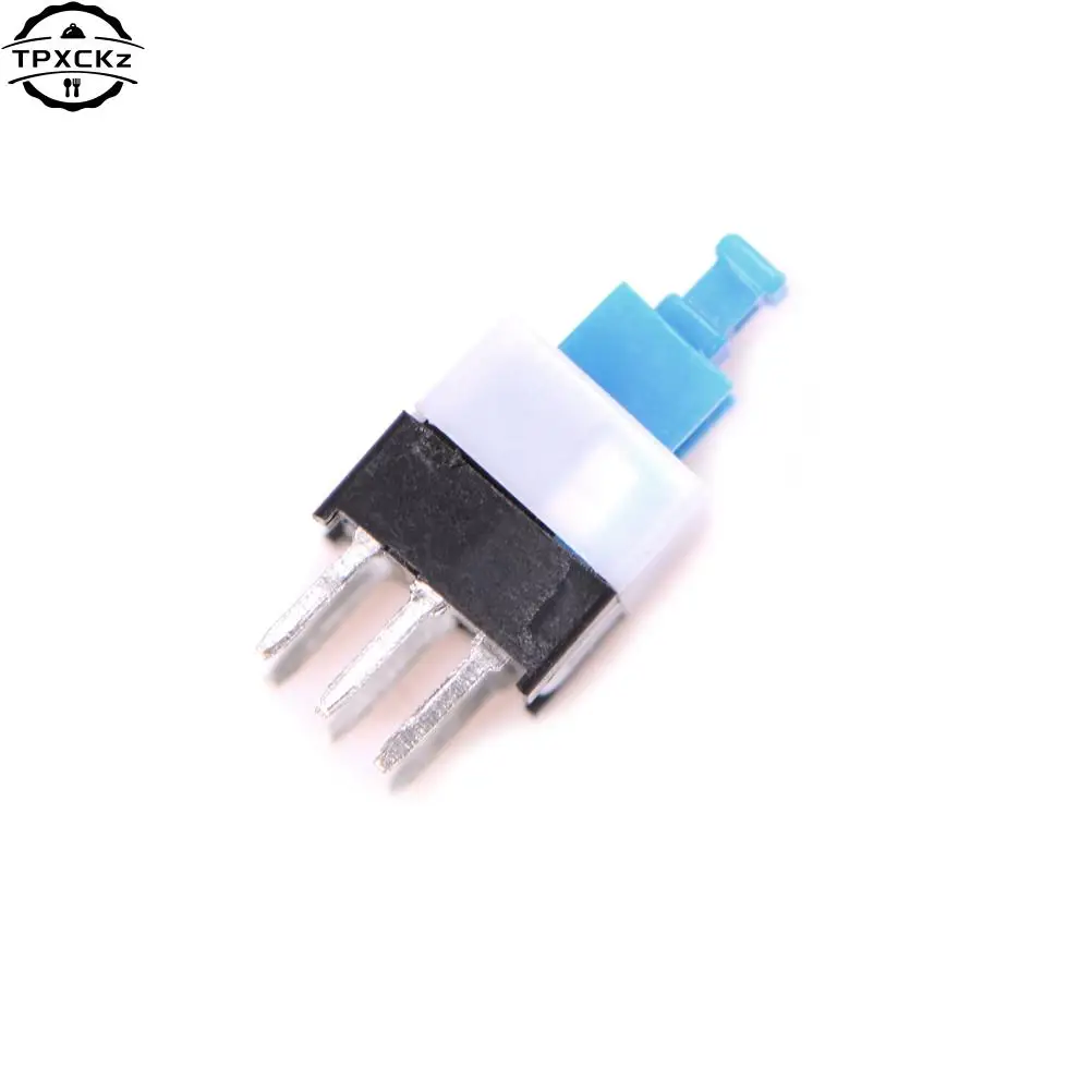 10pcs 6Pin Push Tactile Power Micro Switch Self lock On/Off button Latching switch 7*7MM