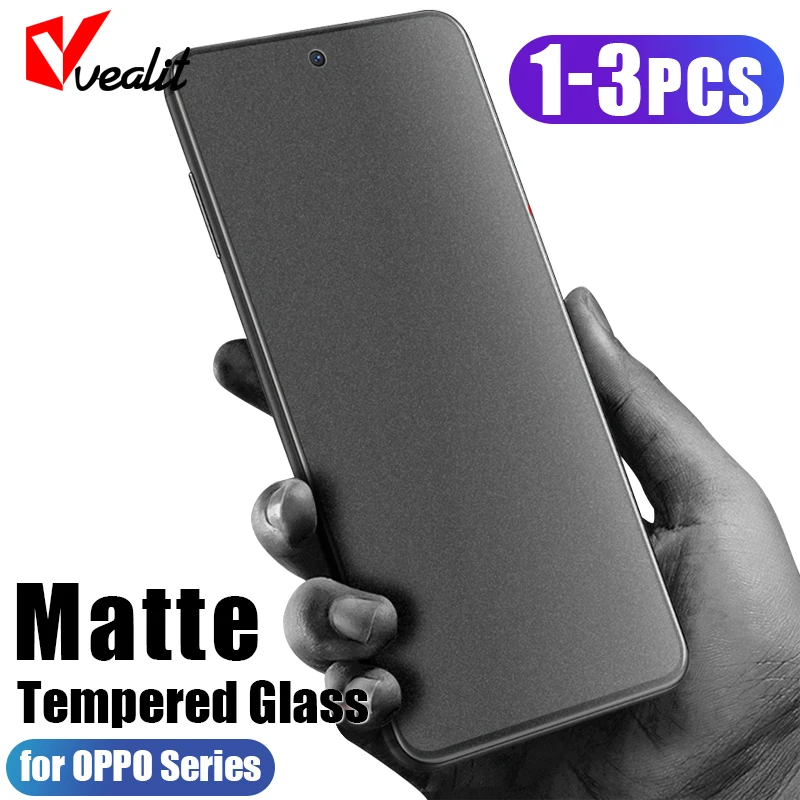 

10D Matte Tempered Glass for OPPO A18 A2X A38 A58 A98 A1 A78 A56 A77 A17 A57 A54S A55 A76 A36 A96 A97 Frosted Screen Protector