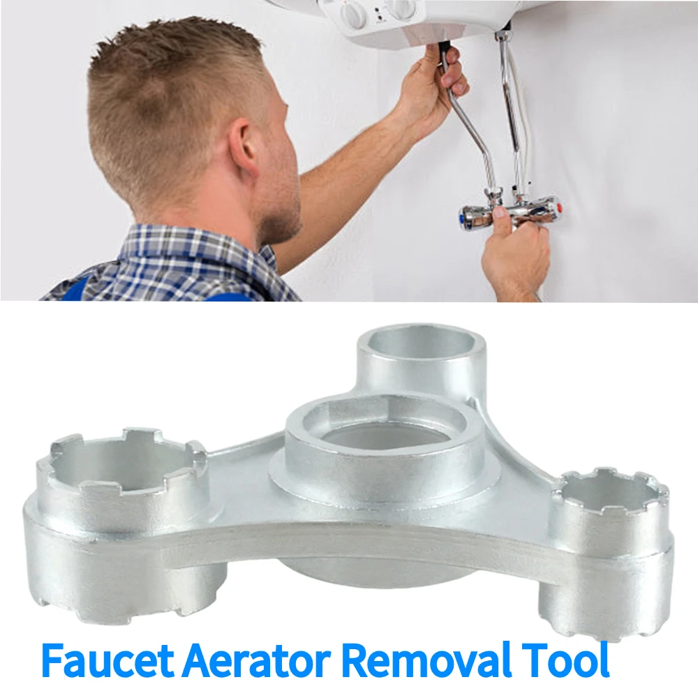 Narzędzie do wyjmowania perlatora kranowego Przenośny klucz do kranu Klucz do perlatora do ukrytych perlatorów gwintowanych