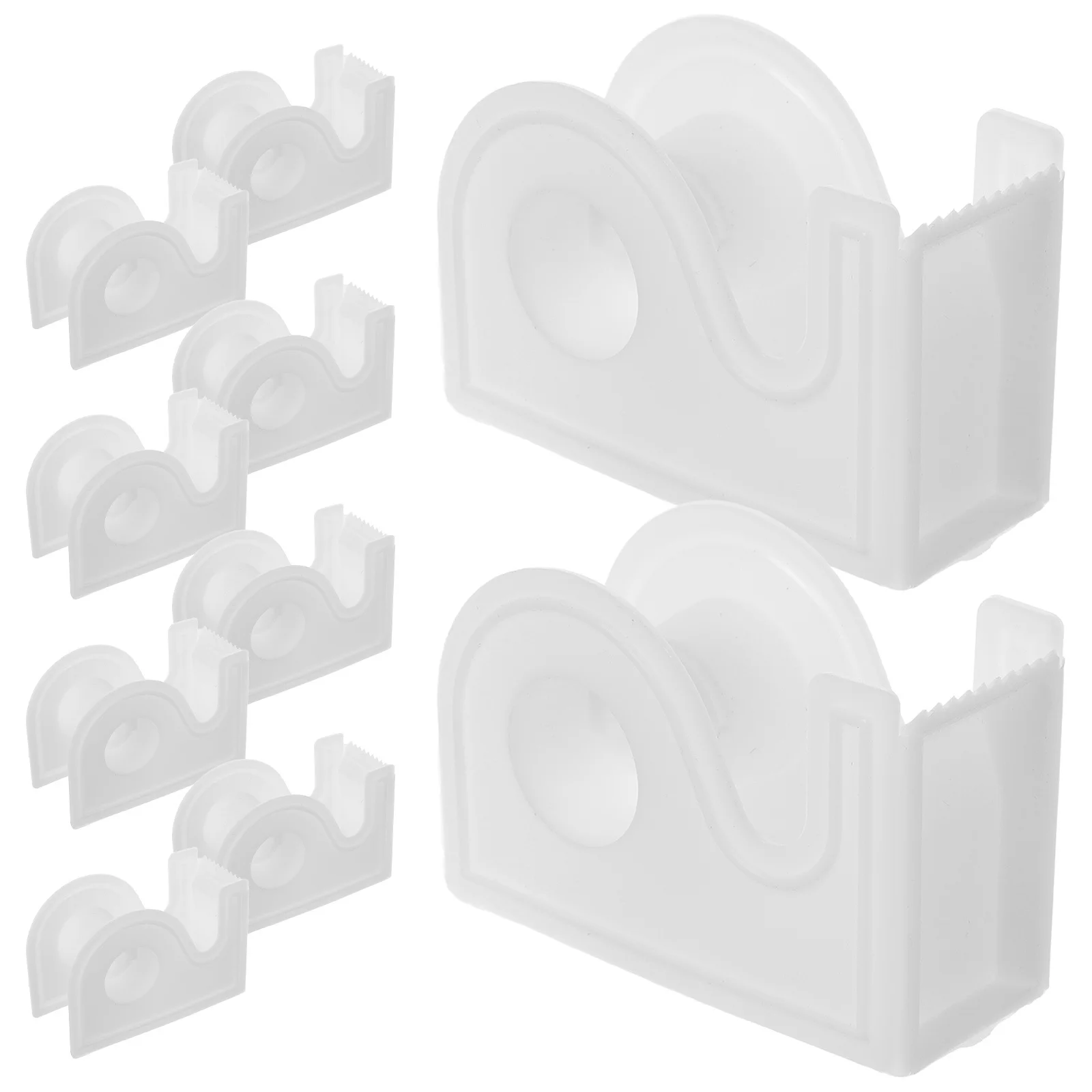 10 قطعة موزع شريط الرموش أداة قطع الرموش الصغيرة المدمجة المحمولة لمكتب صالون المنزل استخدام ملحقات ماكياج دائم