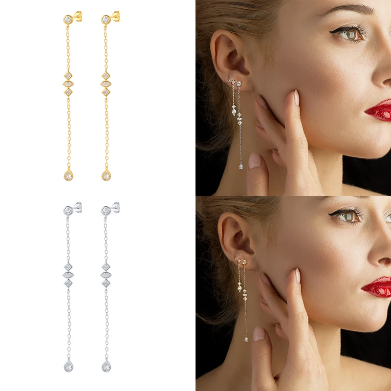 Thumbnail 4 - #17 Dangle Chain Earrings Comparison Guide