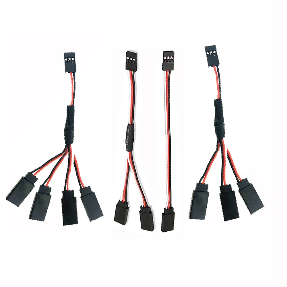 1PCS 15/30/50cm RC Servo Verlängerung Kabel 1to1 1to2 1to3 1to4 für Futaba JR Männlich zu Weiblich RC Modell – Detail 1