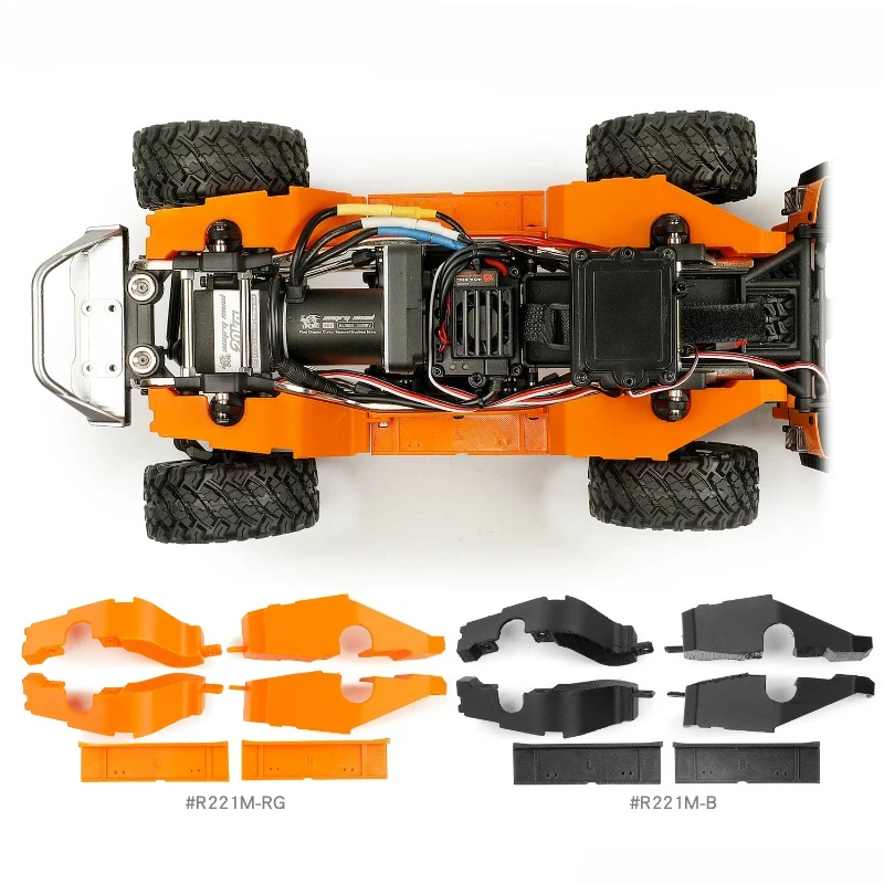 Simulated Wheel Cover Side Step for 1/12 RC Crawler Car MJX H12Y Accessorie