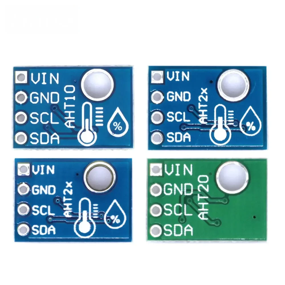 AHT10/AHT20/AHT21 I2C Digital Temperature Humidity Sensor Module - High Accuracy SHT20 Alternative for Microcontrollers