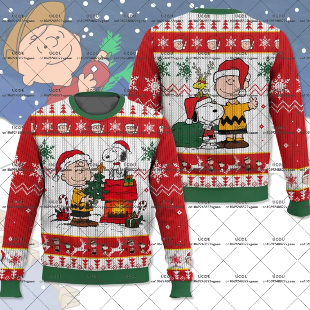 الفتيات الرجال سنوبي المتضخم هوديي عيد الميلاد تي شيرت لطيف الذكور البلوز للجنسين هدية طفل علوي الكبار المحملة تشارلي براون مينيسو عيد الميلاد