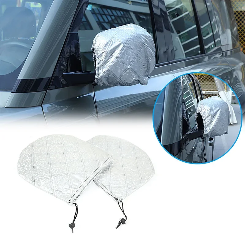 

Car Rearview Mirror Protective Cover for Land Rover Defender 90 110 2020-2024 Frost-Proof Snow-Proof Reflector Cover