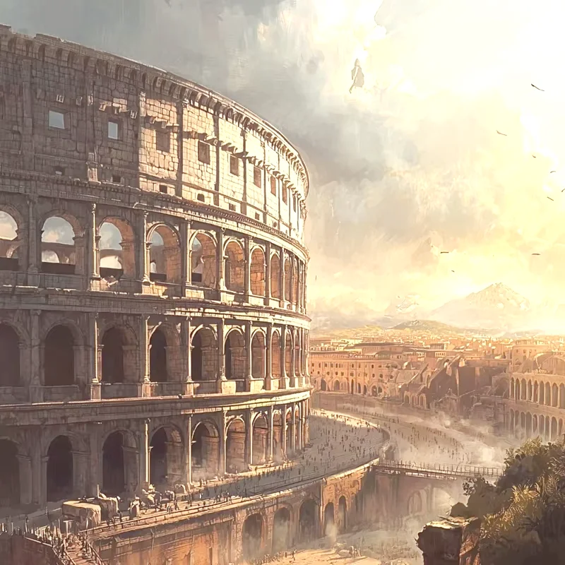 9036pcs Colosseum Historic Landmarks Building Blocks Models Collector's Edition Architectural Holiday Xmas for Adults
