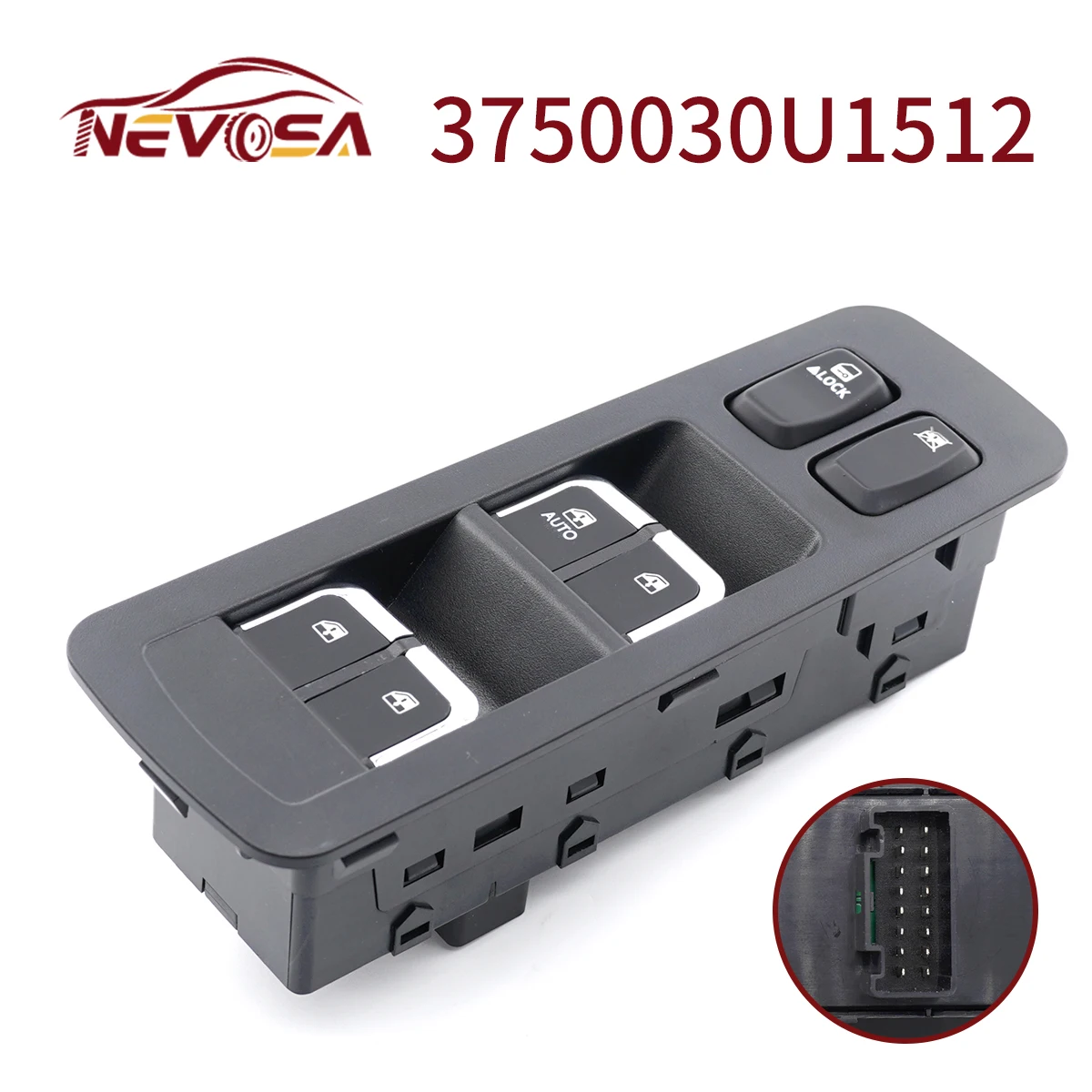 

For JAC S5 V7 T6 Electric Power Window Master Control Switch Regulator Glass Lift Console 3750040U1510 3750030U1512 Car Parts