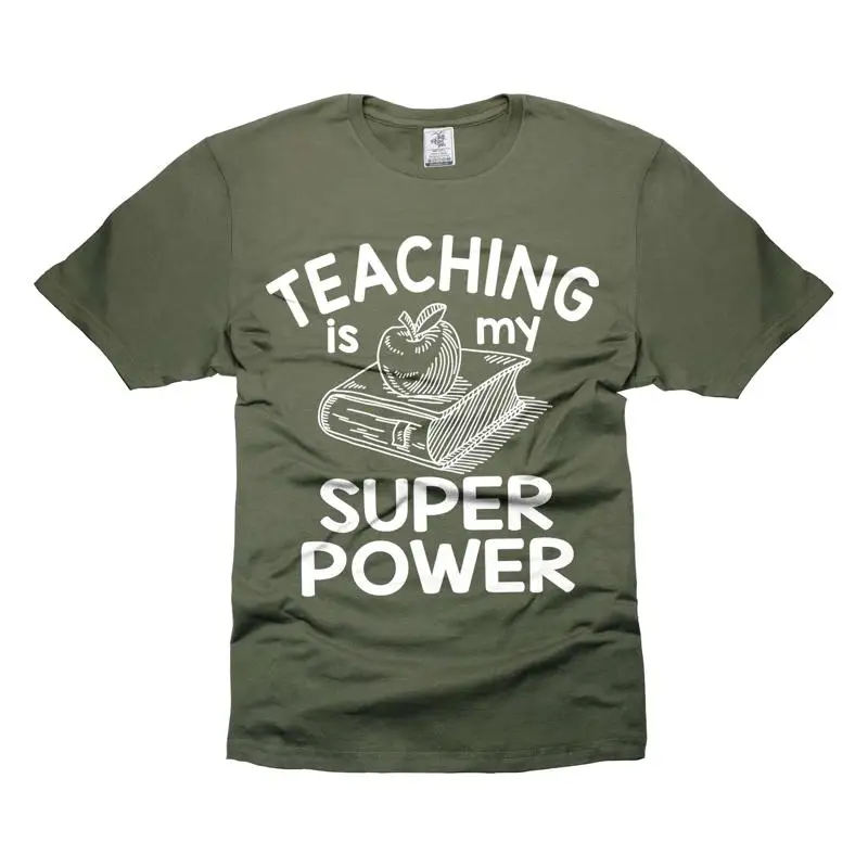 Funny School T Shirt Teaching Is My Super Power Teacher