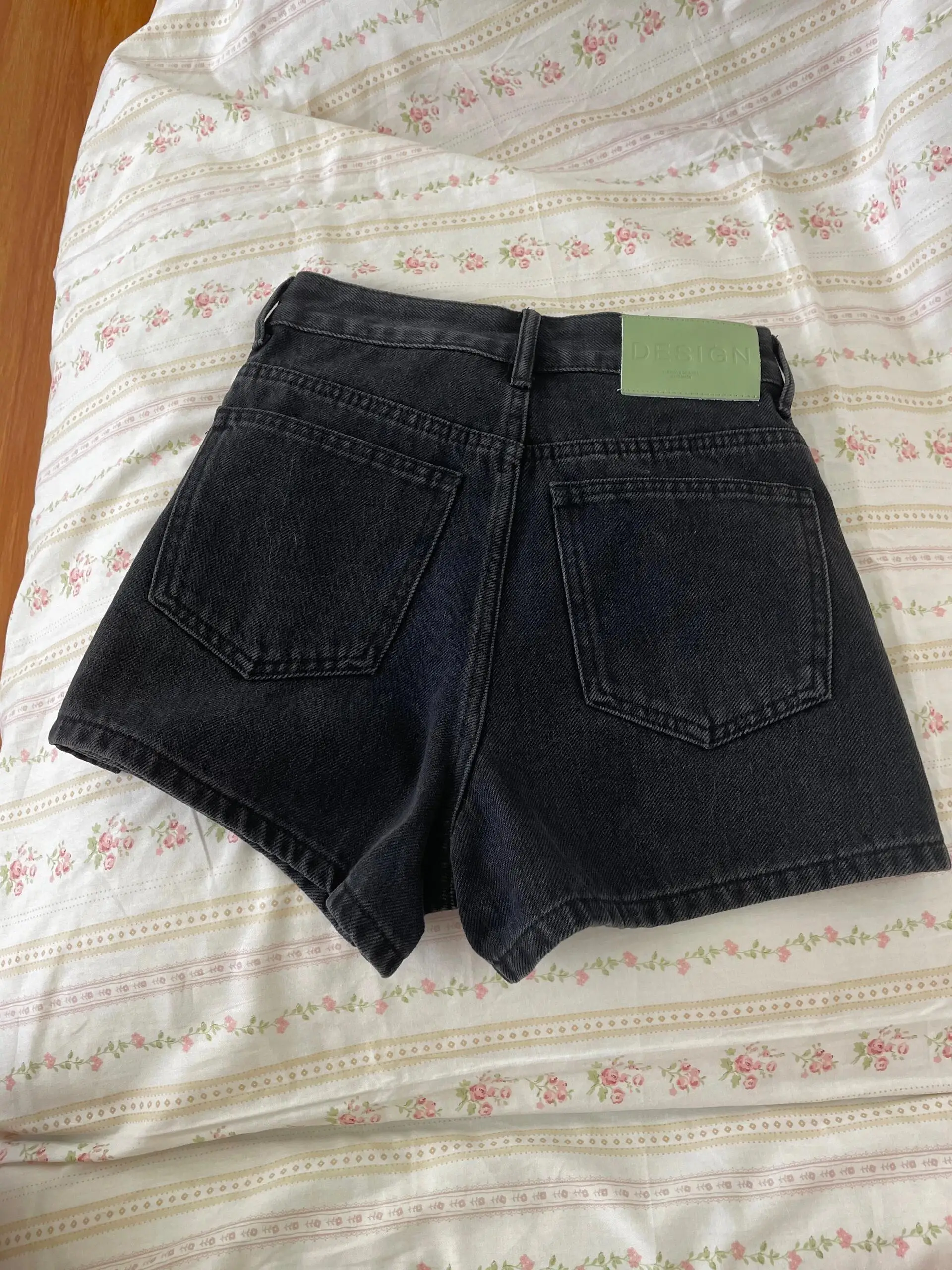 

High Waist A-Line Denim Shorts for Women Summer plus Size Pear Shape Body Slimming Casual Washed Wide Leg Pants