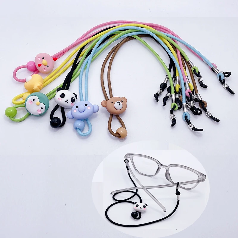子供用弾性ストラップ,1ピース,カラフルな紛失防止ストラップ,子供用ペンダント,漫画マスク,ネックハンガー