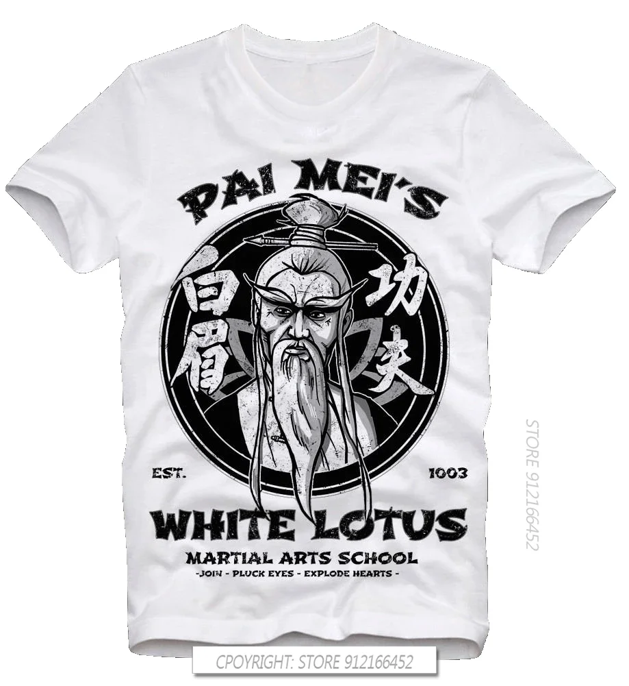 2024 Cotton Design 3D Tees Shirts Pai Mei's White Lotus Kill Bill Hattori Hanzo Tarantino Retro Vintage Fitted T Shirts