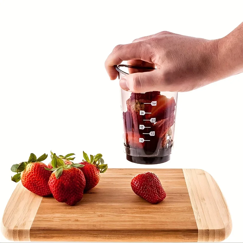 Obrázek 5: Multifunkční řezací pohár, zelenina sekáček, dual-use pro krájení, sekání, a dicing, kotleta pohár, chop2cup