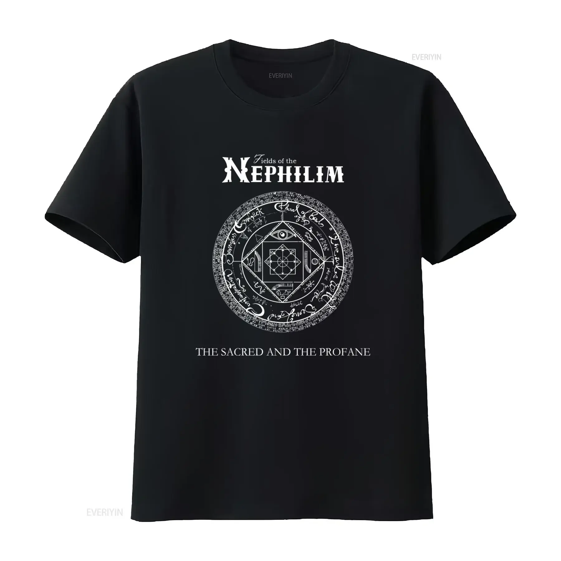 Fields Of The Nephilim Band Logo T Shirt Sacred And Profane Design Unique For Fans vintage Washed Stylish designer clothes