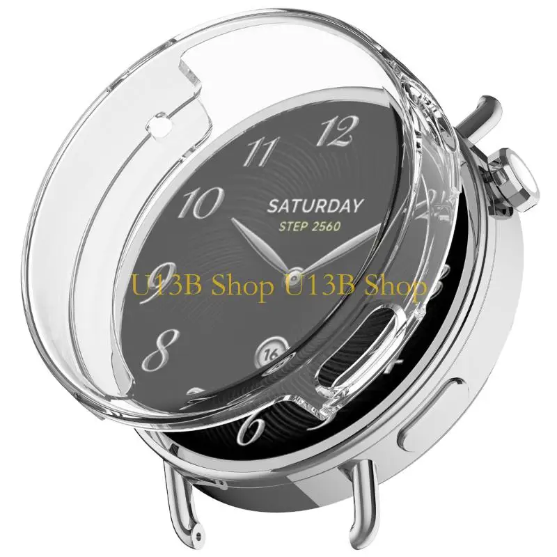 

U13B Чехол Защитные пленки для часов Защитные пленки для экрана 41 мм, полный чехол из ТПУ Защитный чехол для экрана часов