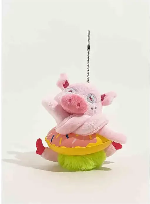 Lelijke schattige pop, kleurrijke tas sleutelhanger hanger grappige student schooltas hanger cadeau auto charme kerstcadeau