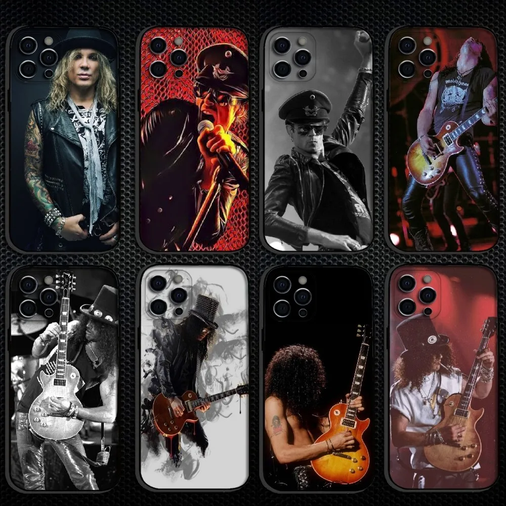 

Velvet Revolver Phone Case For iPhone 16,15,14,13,12,11 Plus,Pro Max, Soft Silicone Black Cover