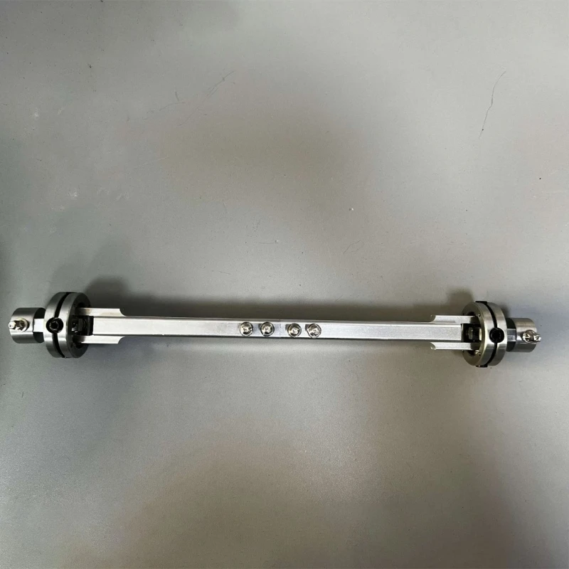 Drum Pedal Linking Rod Replacement for Rehearsal Rooms, Silver Metal Linkage Part with 37.5 Overall Length for Double 24BD